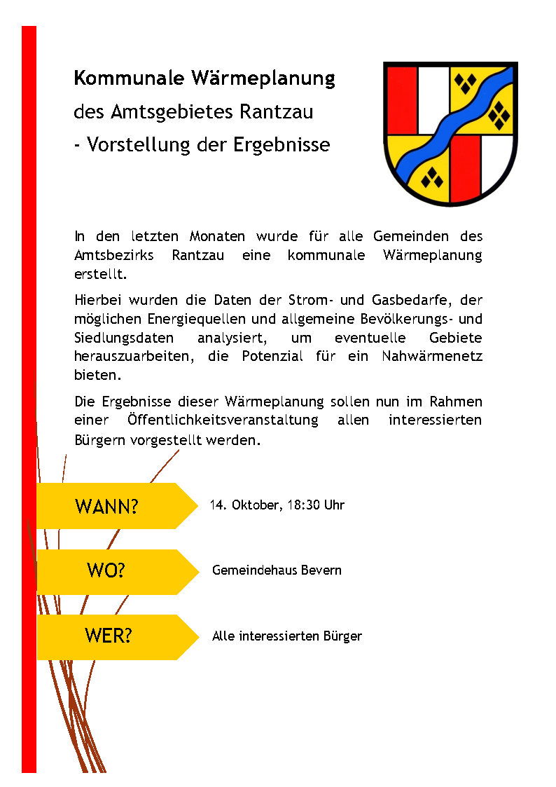 Infoveranstaltung Kommunale Wärmeplanung