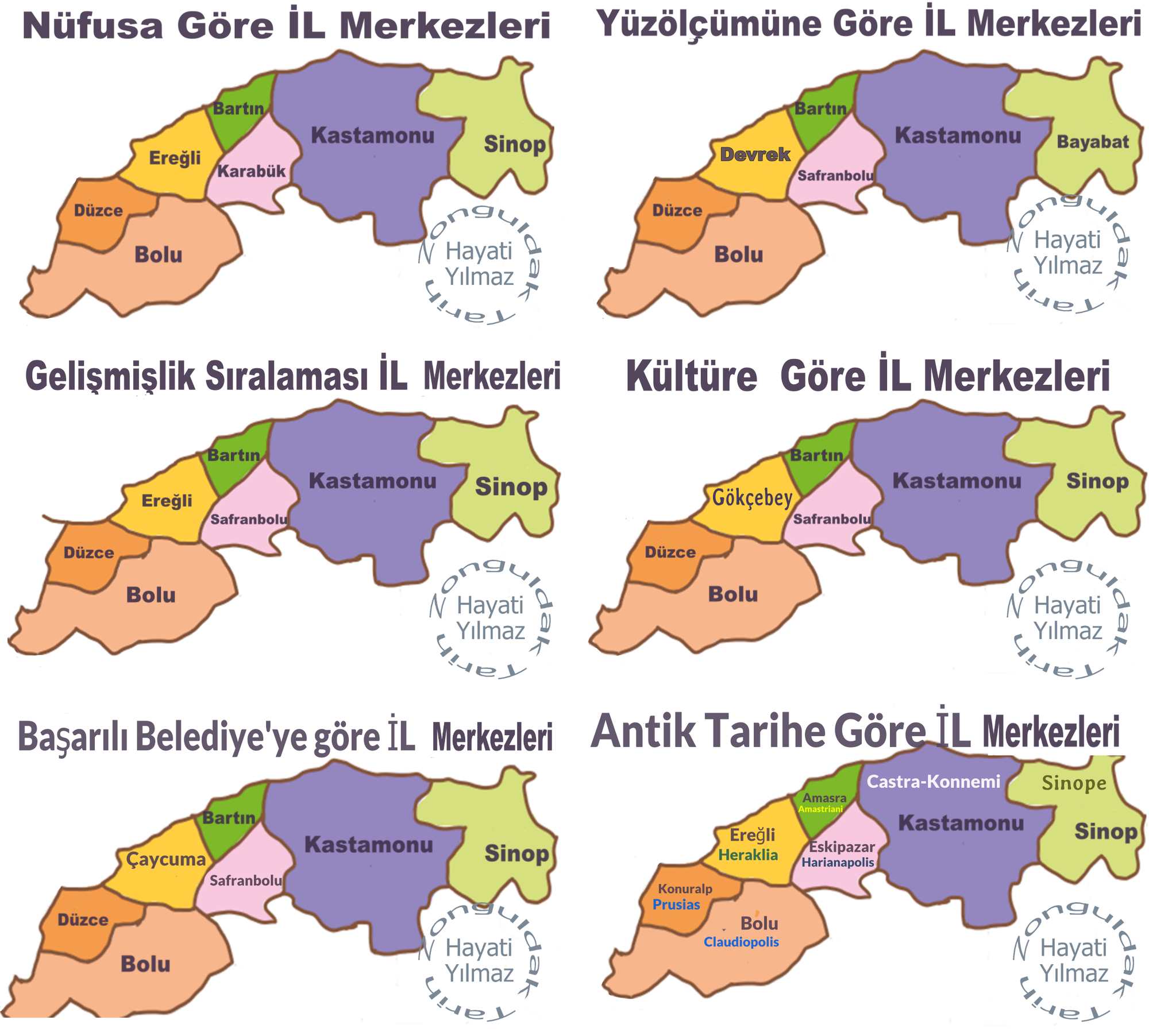 ZONGULDAK NEYE GÖRE İL MERKEZİ ?