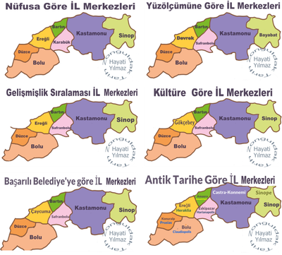 ZONGULDAK NEYE GÖRE İL MERKEZİ ?