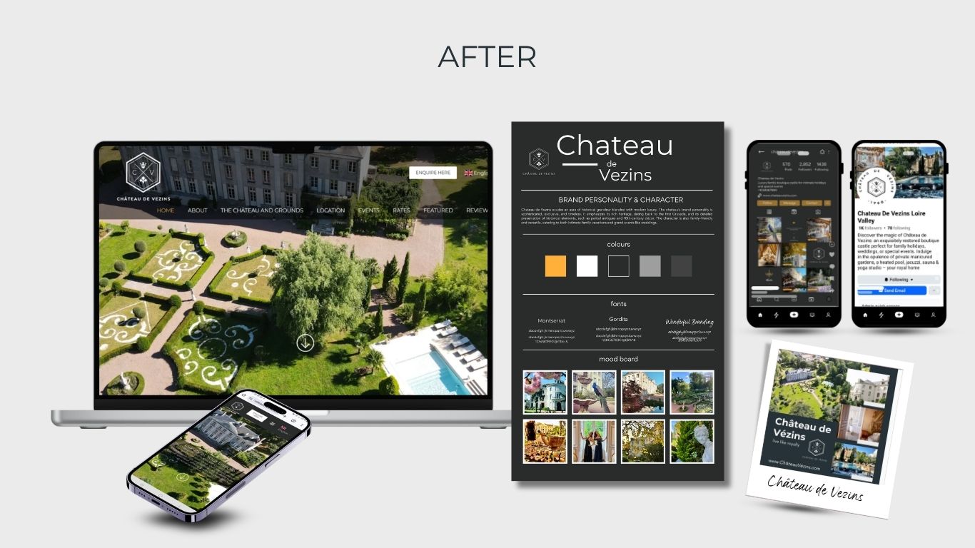 strategic branding, SEO, content marketing, website optimisation and a long-term hospitality marketing strategy that increased visibility, engagement and direct enquiries.