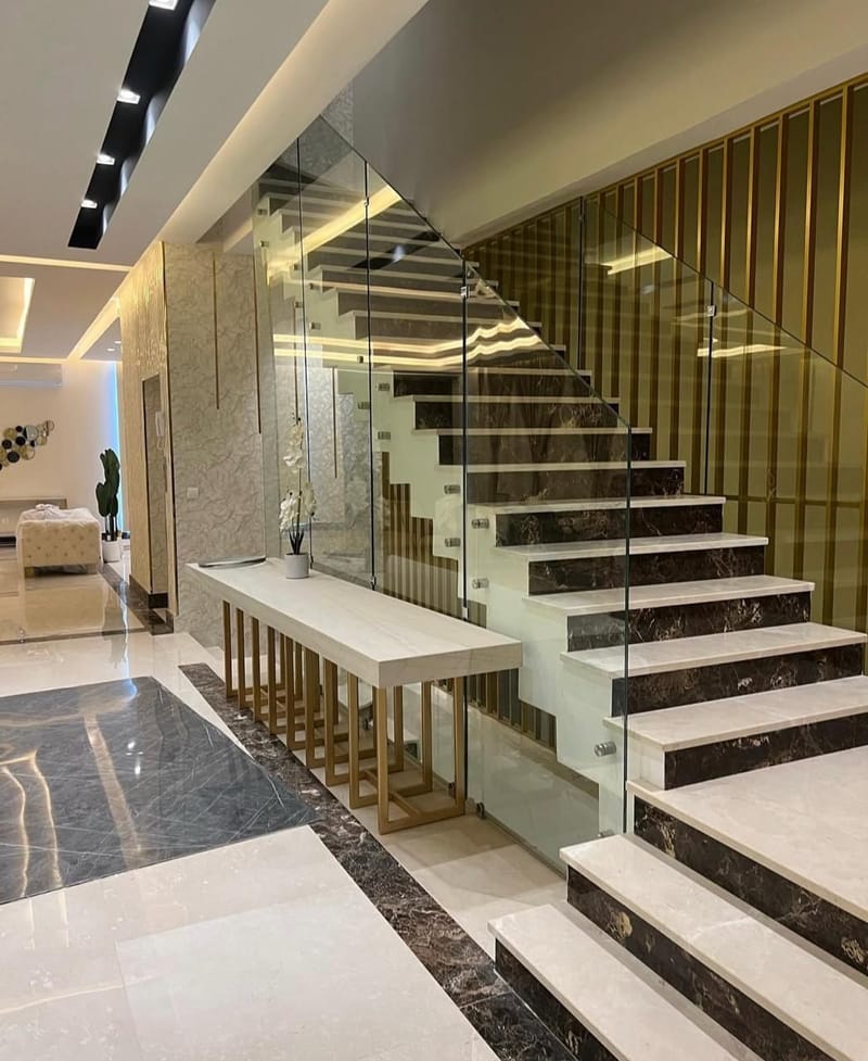 درابزين زجاج