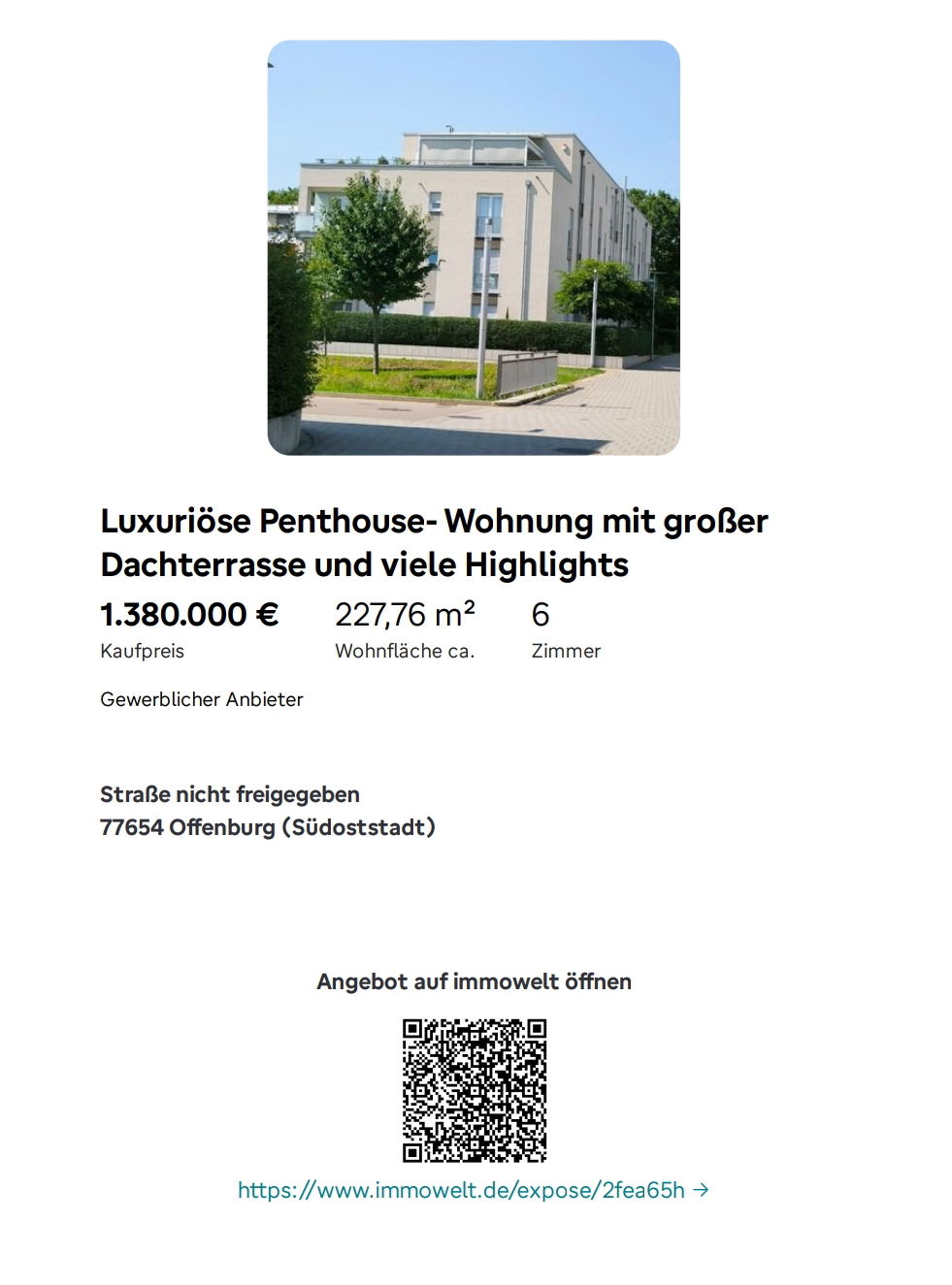 RESERVIERT: Luxus-Wohnung in Offenburg