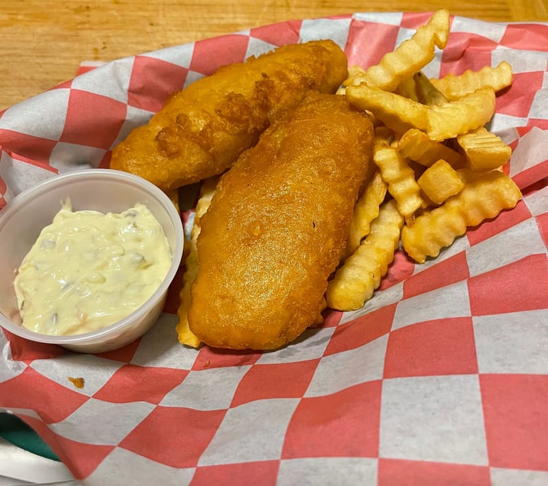 BEER BATTERED COD FISH