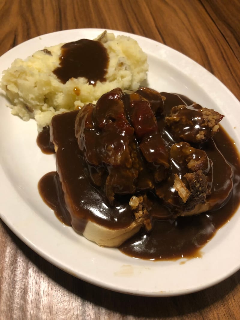 MEATLOAF AND SMASHED POTATOES (ALL WEEK)