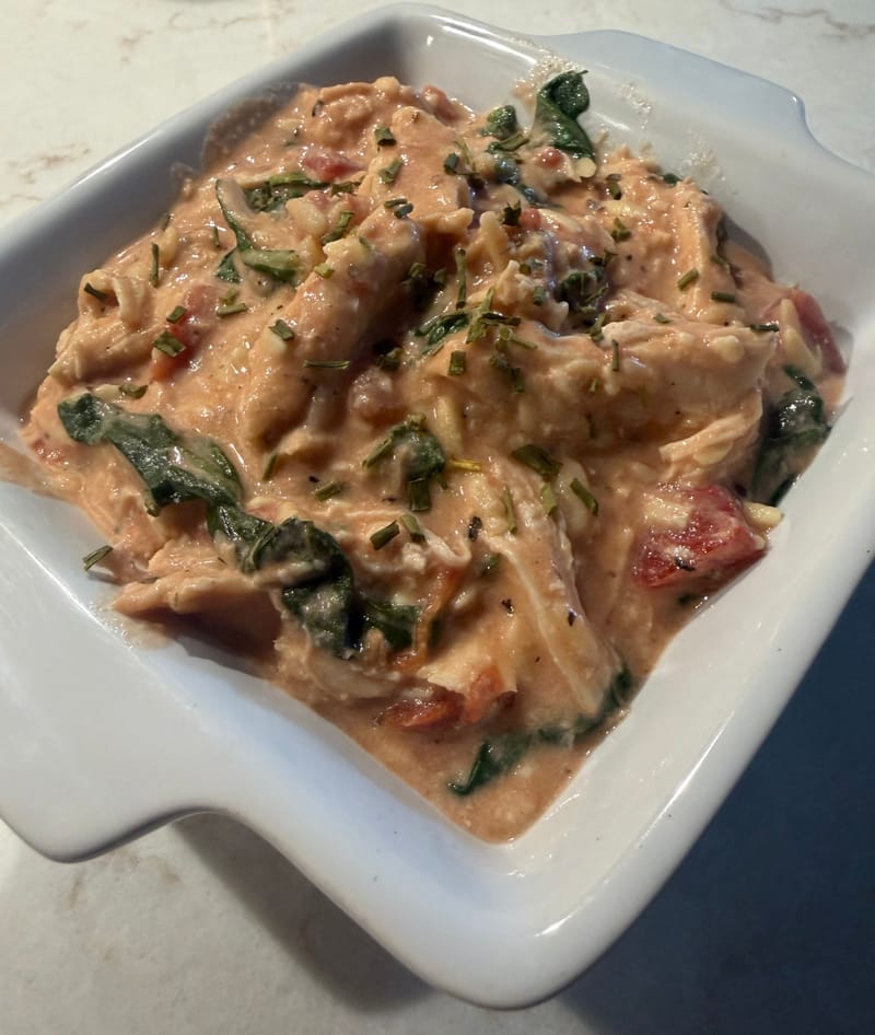 CHICKEN CASSEROLE WITH BOURSIN CHEESE