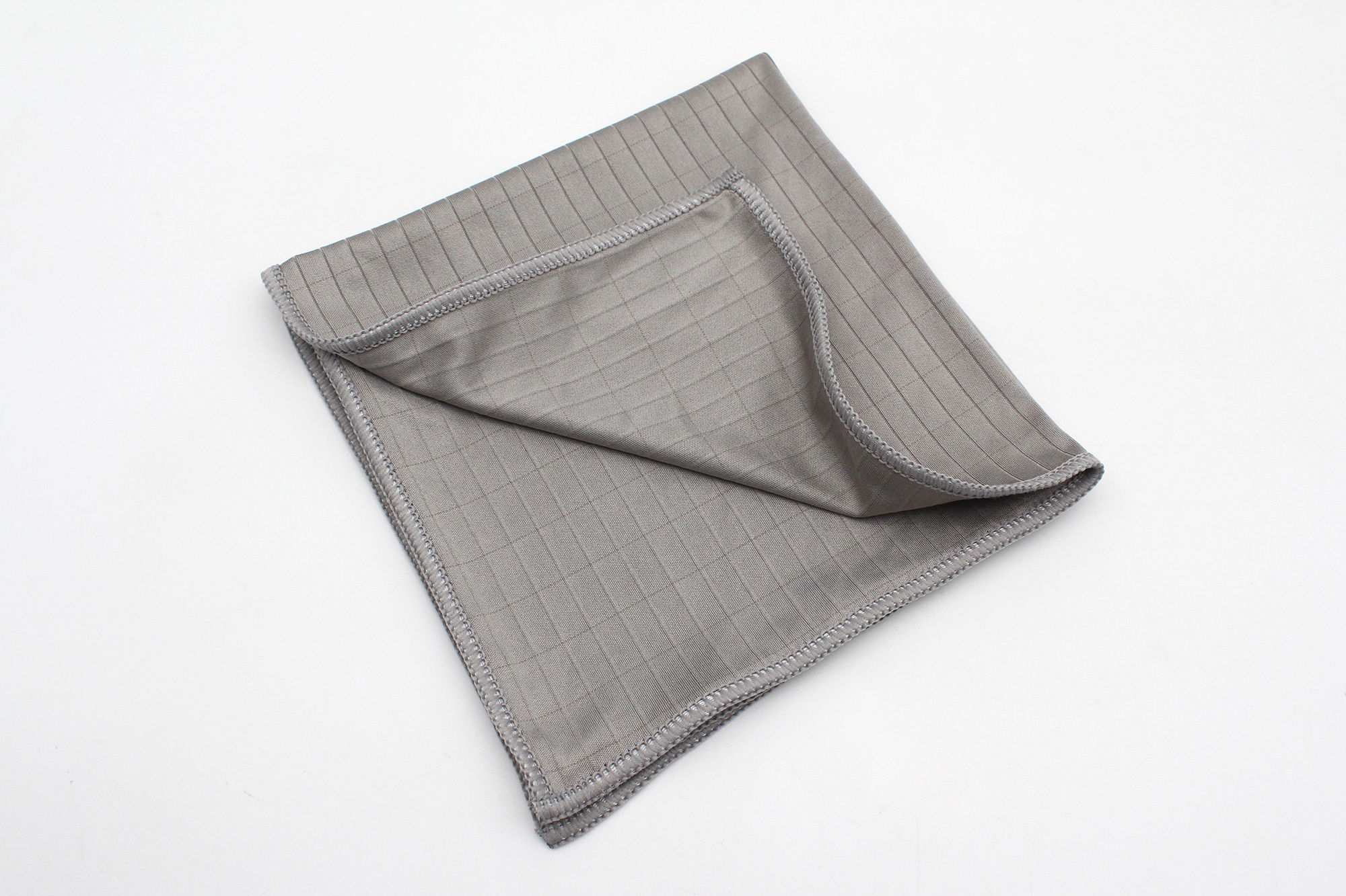 Shiny microfiber stretch towel