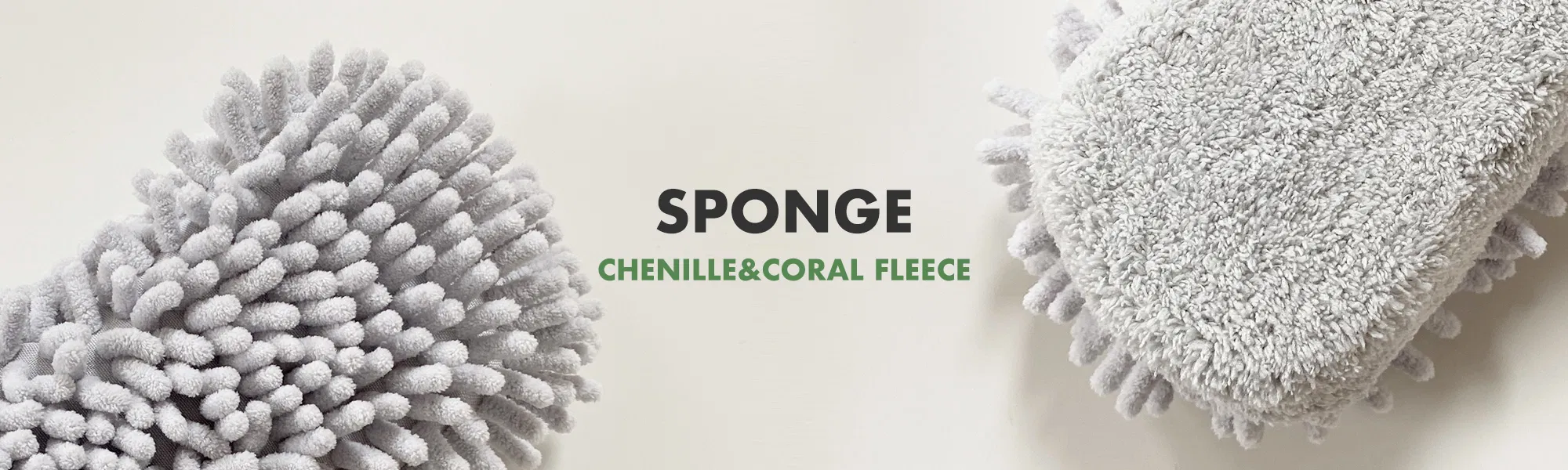 Two Sides, One Purpose: Perfect Cleaning with Kingmax's Chenille & Fleece Sponge