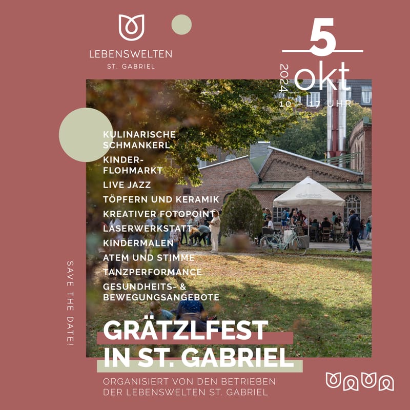 Grätzlfest St. Gabriel - Tag der offenen Tür(en)