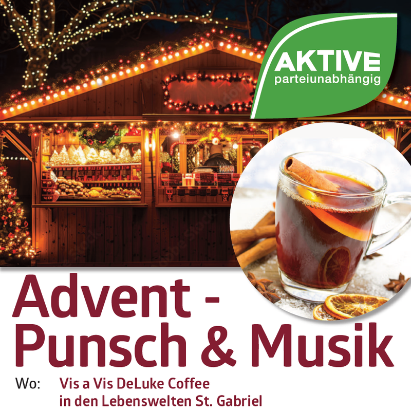 Adventpunsch, Musik und Kulinarik in den Lebenswelten St. Gabriel