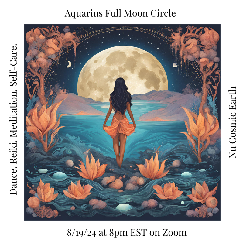 Aquarius Full Moon Circle