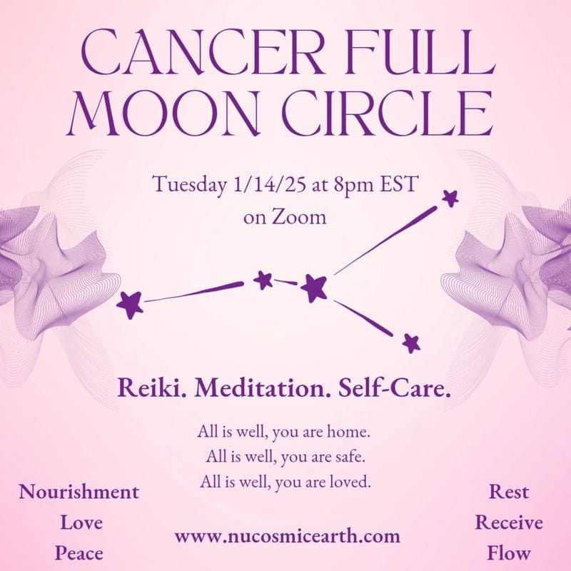 Cancer Full Moon Circle