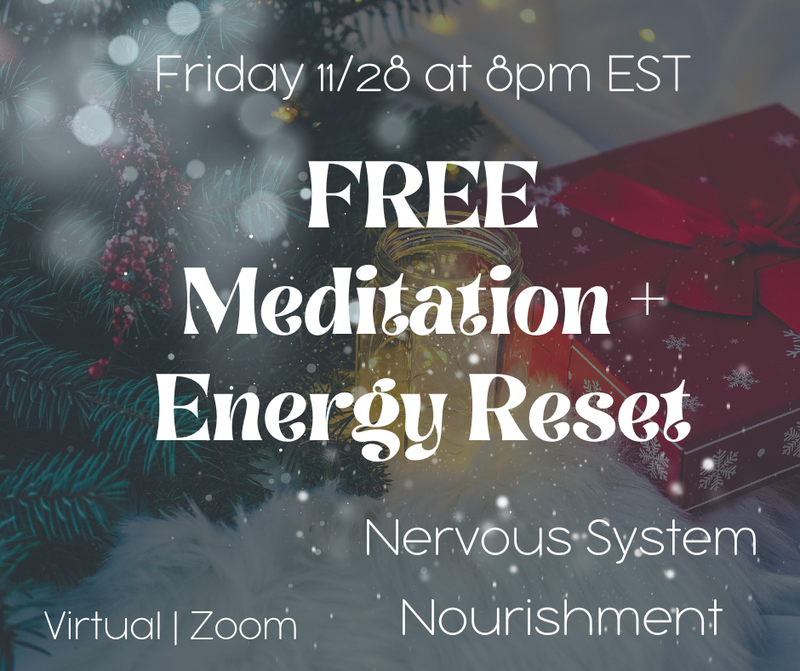 FREE Meditation + Energy Reset