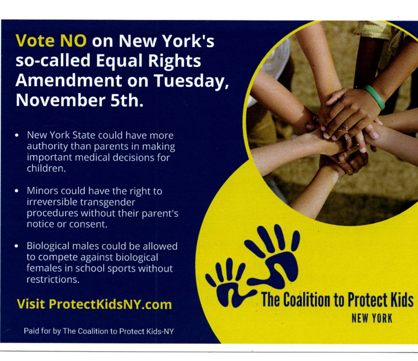 Vote "NO" against PROPOSITION 1 on November 5th