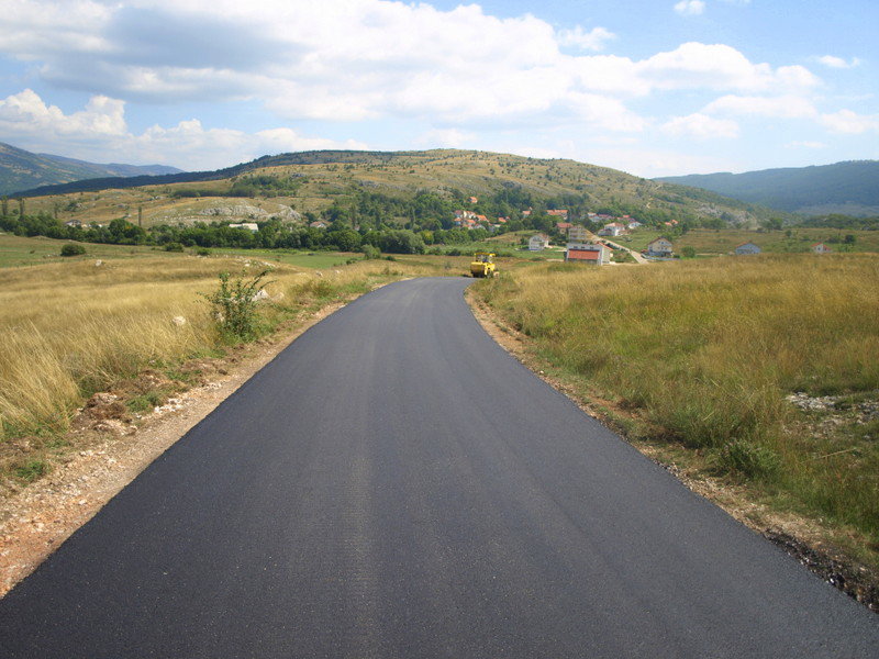 Obavijest za asfaltiranje