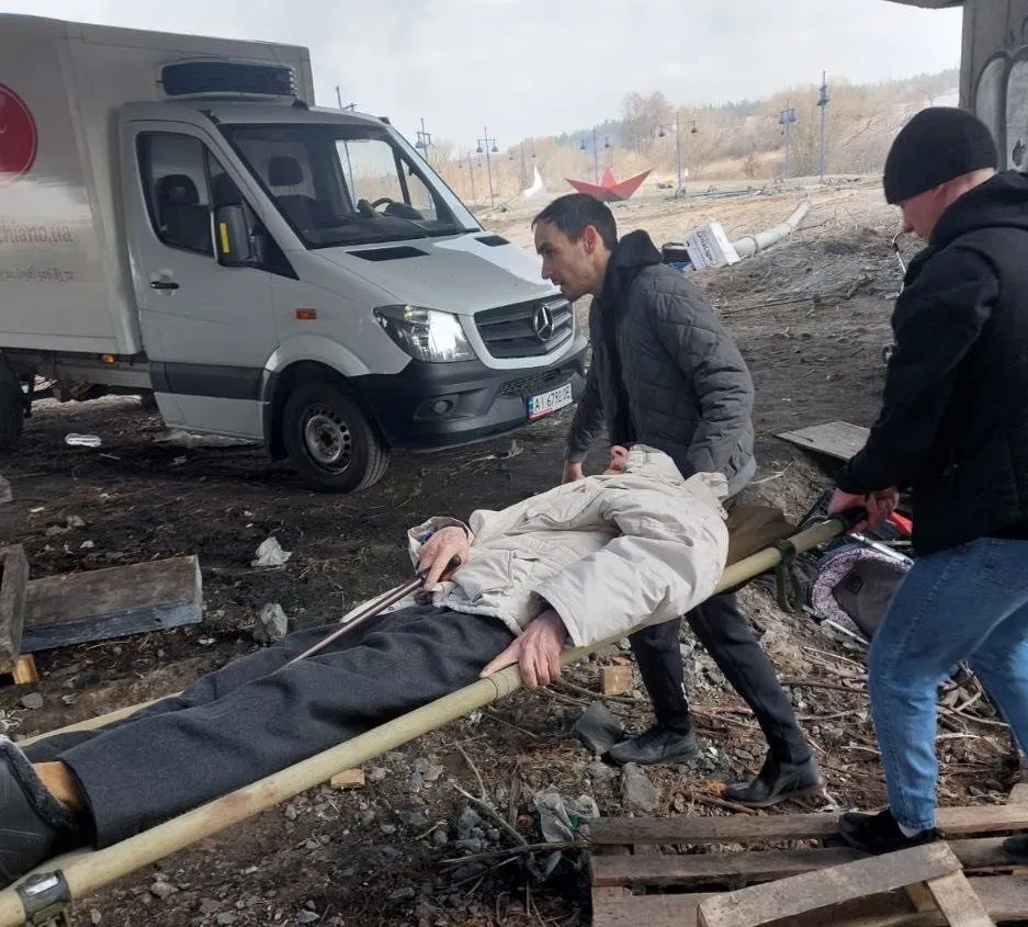 Transporting cancer patient