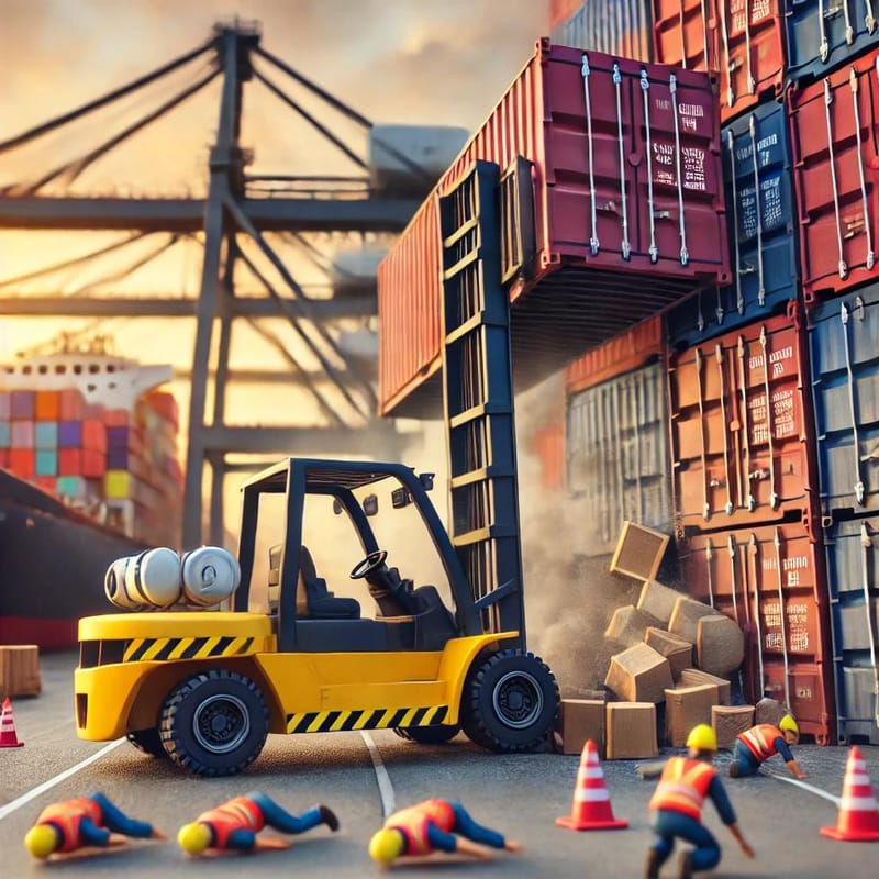 סיכוני הבטיחות בעבודה בנמלי הים