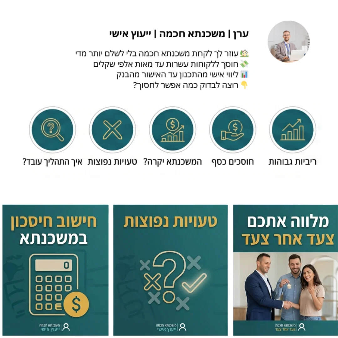 ייעוץ משכנתאות