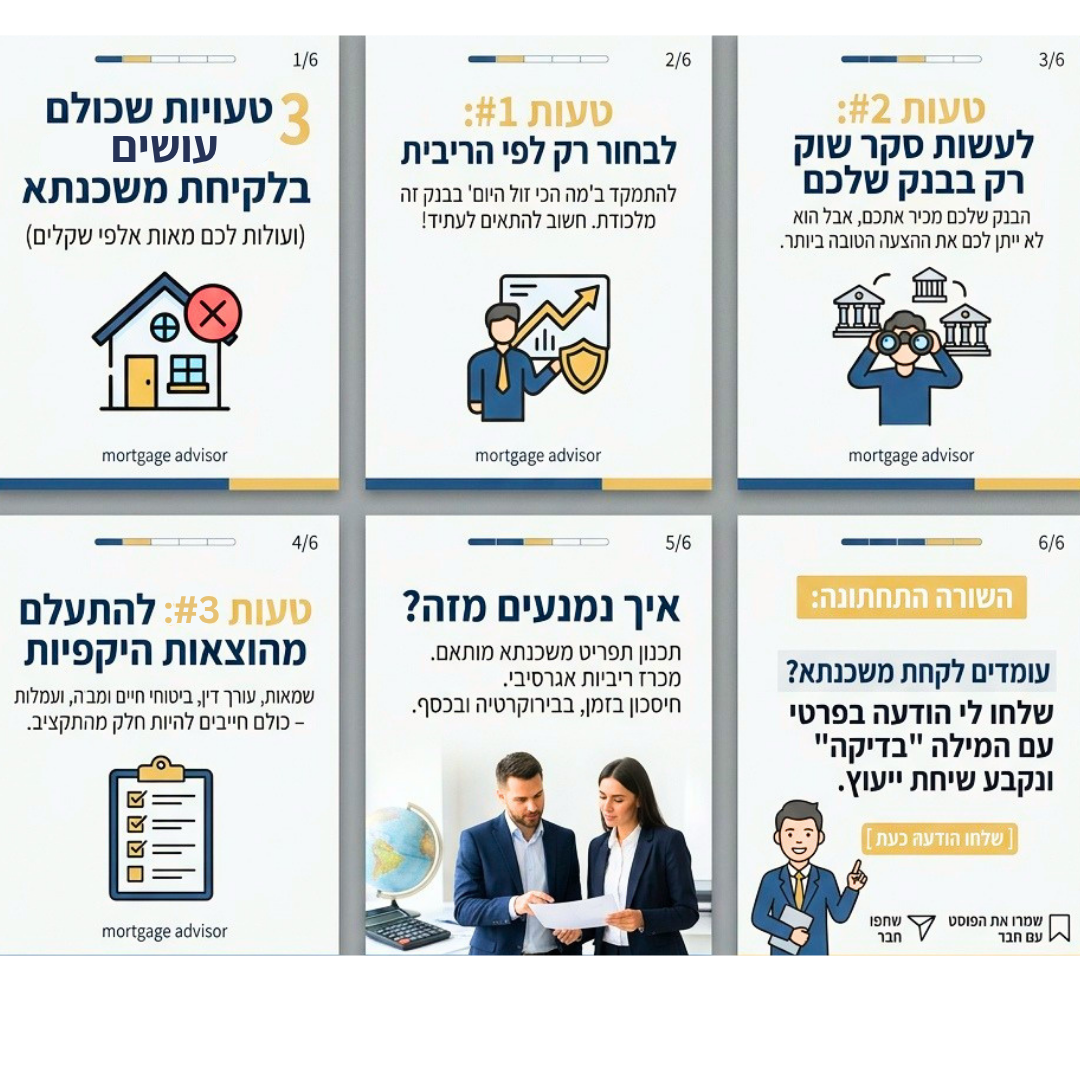 יועץ משכנתאות 