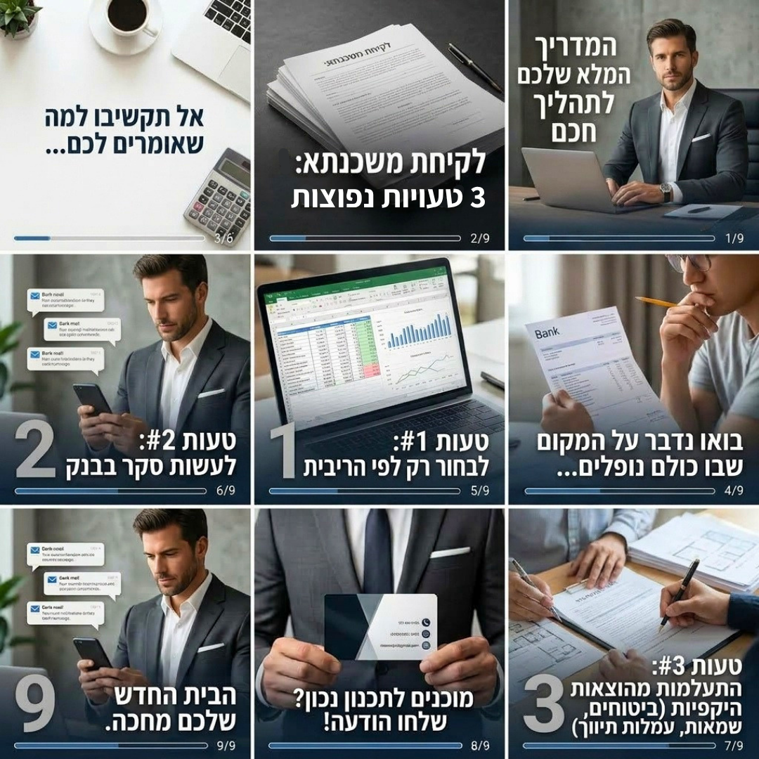יועץ משכנתאות 