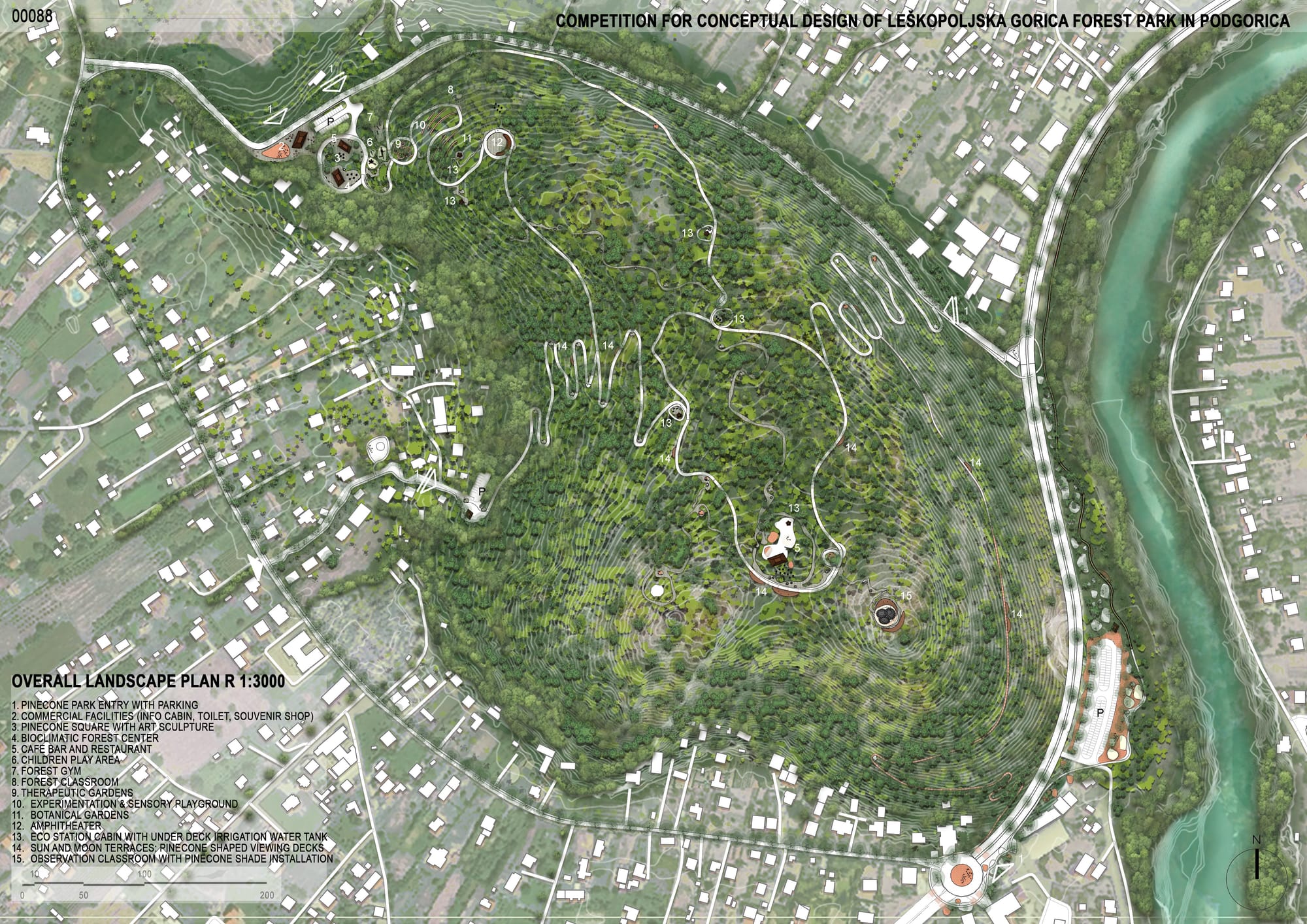 BIOCLIMATIC PINECONE HILLPARK ENVIRONMENTALY RESPONASBLE VISION FOR THE FUTURE