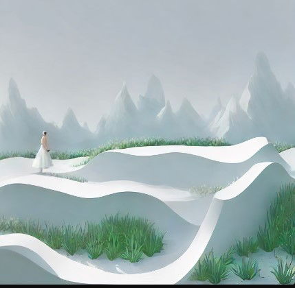 AI LANDSCAPE COMPOSITION No.2