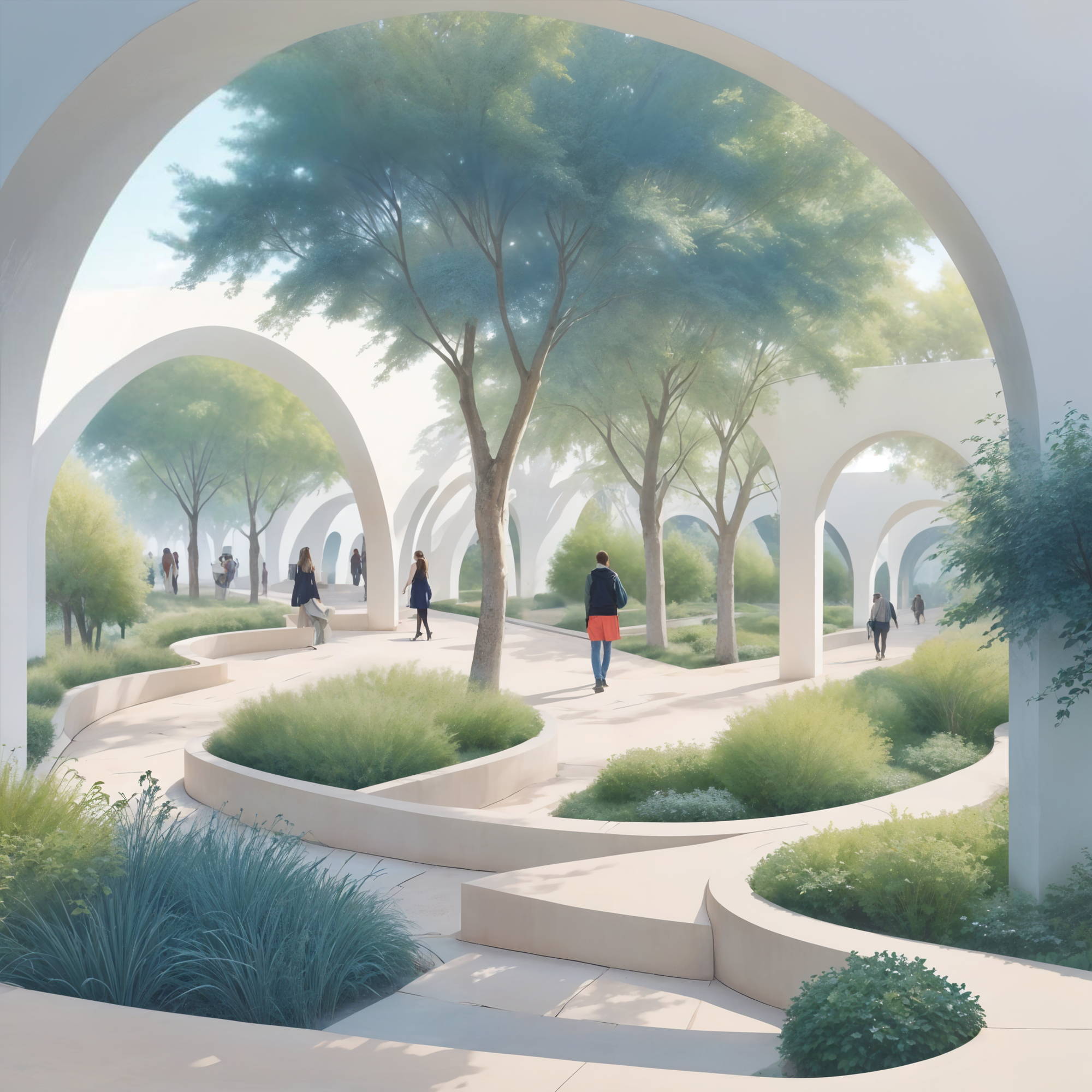 AI LANDSCAPE COMPOSITIONS No 4