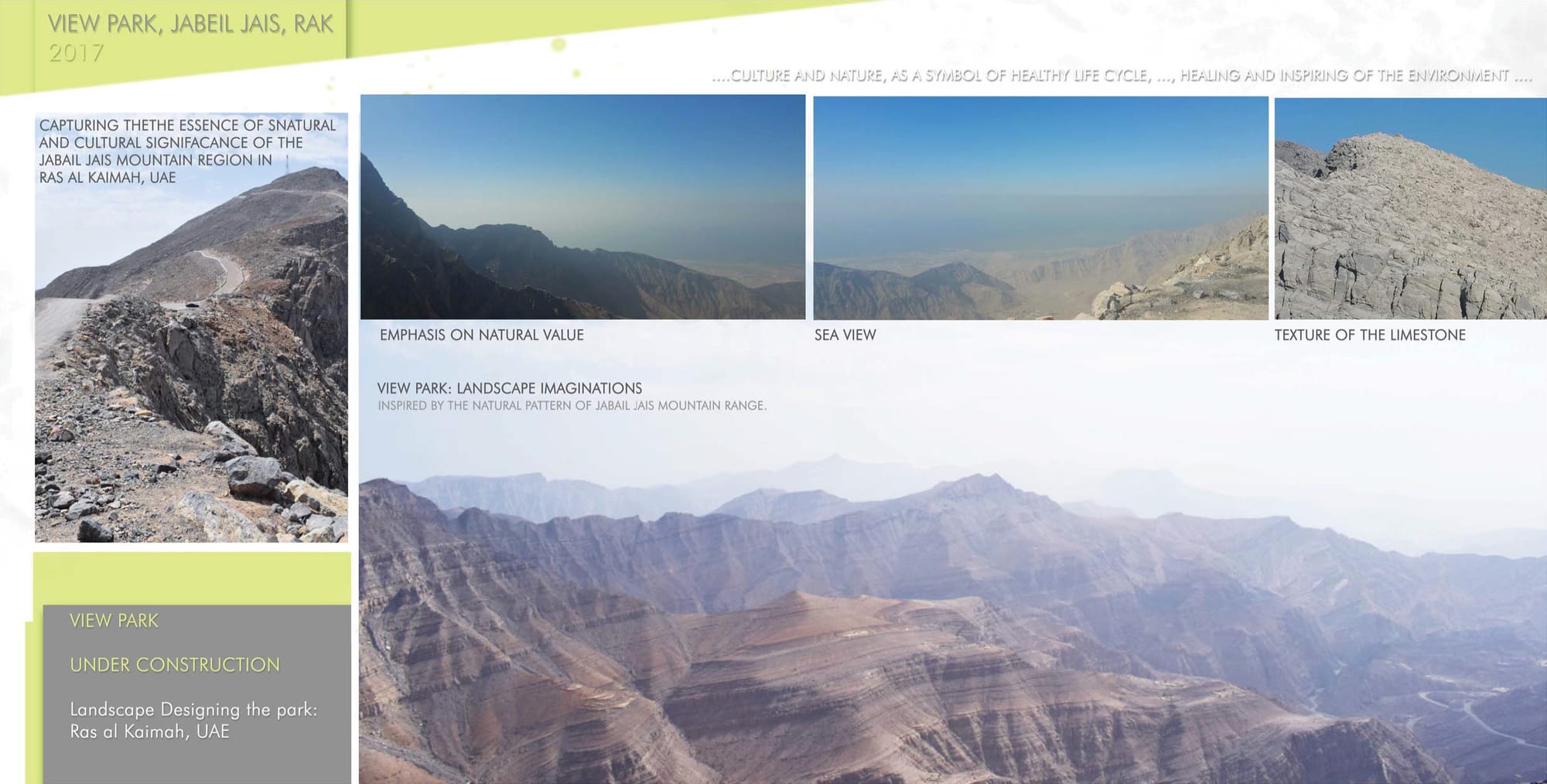 Viewing Deck Park in Jebel Jais Mountain, RAK, UAE