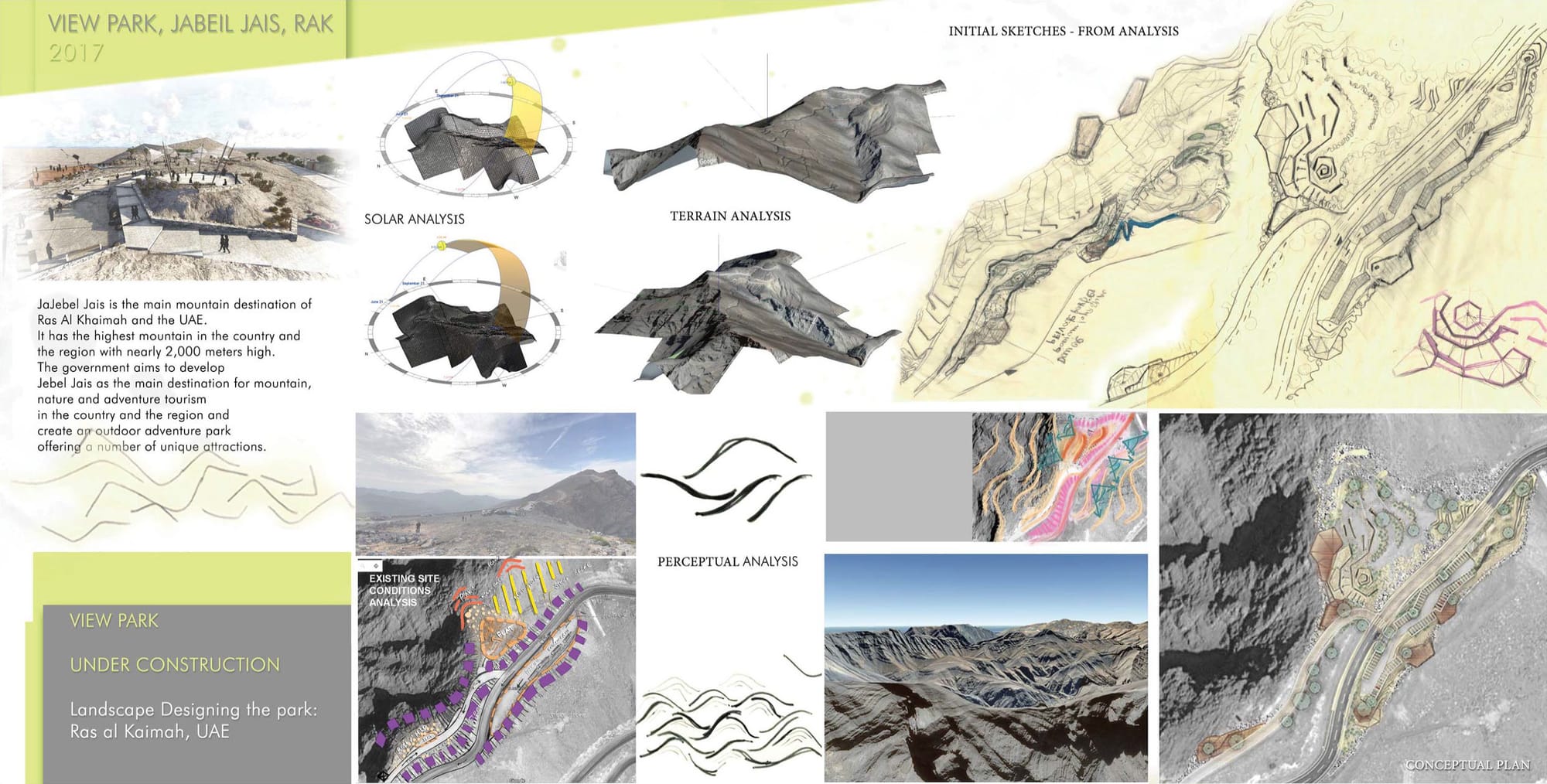 Viewing Deck Park in Jebel Jais Mountain, RAK, UAE