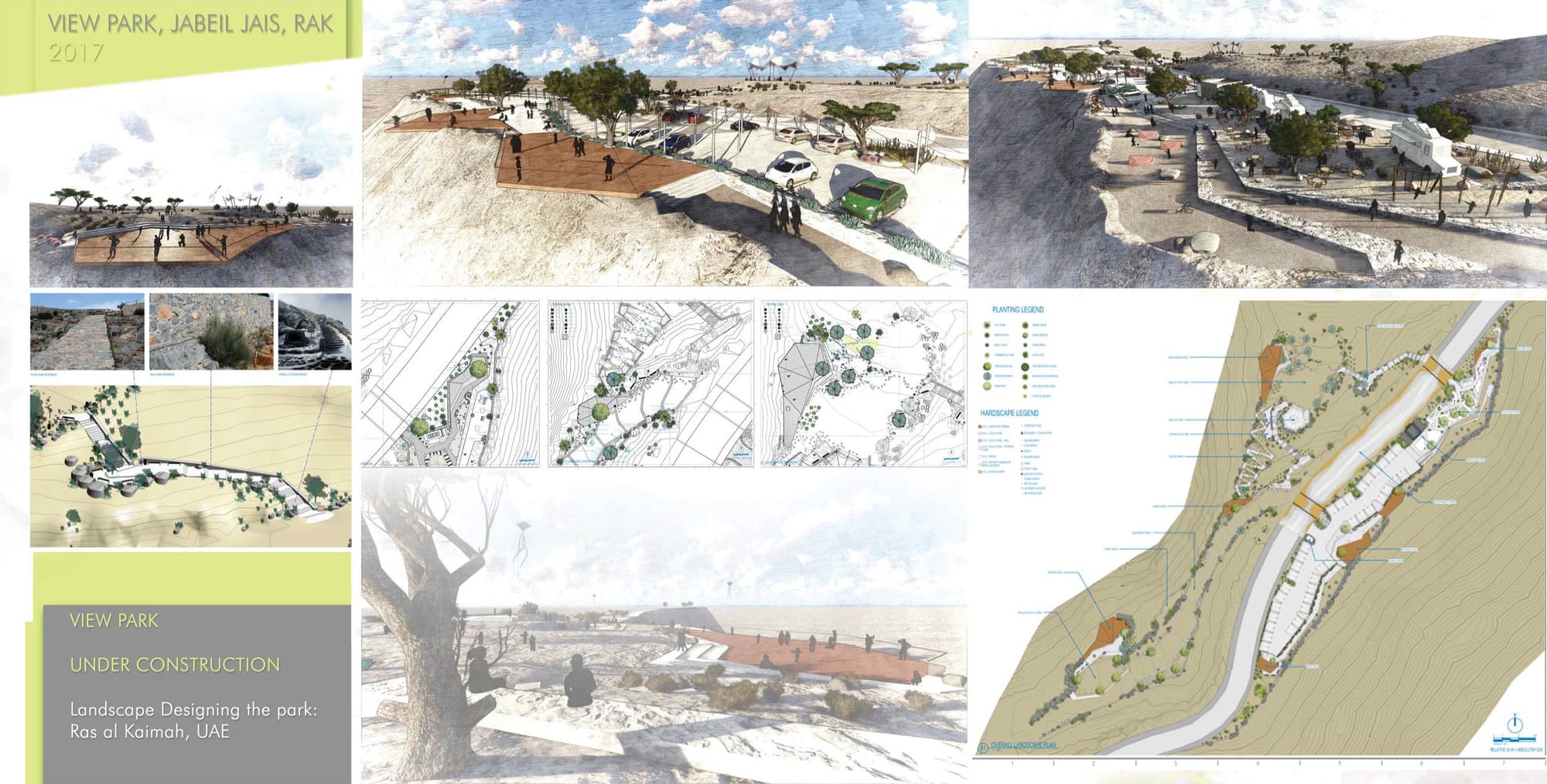 Viewing Deck Park in Jebel Jais Mountain, RAK, UAE