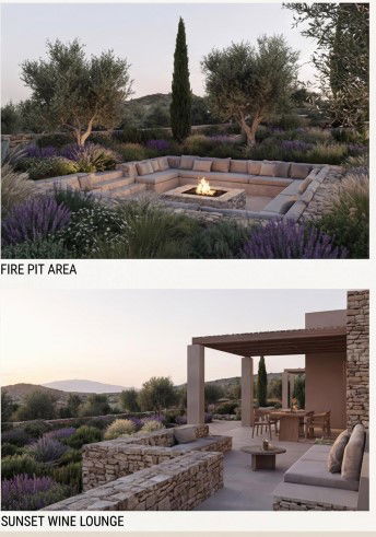 Cycladic Villa Landscape Design, Greece