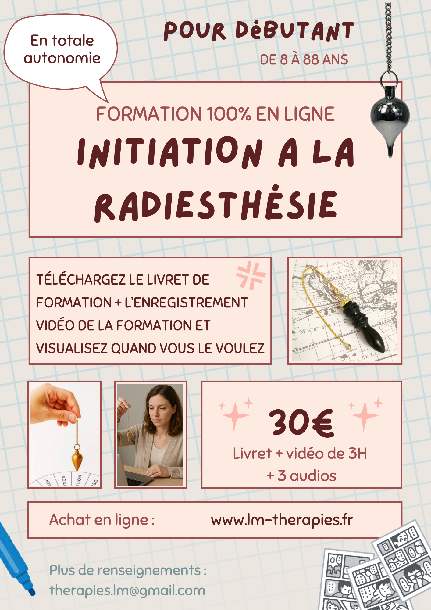 Formation initiation à la radiesthésie