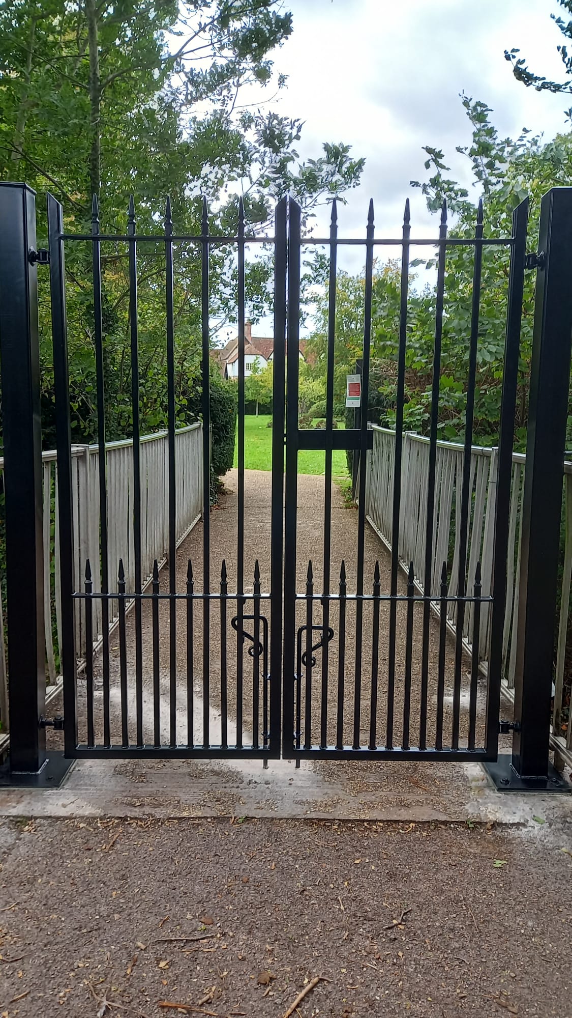 Gates for town park