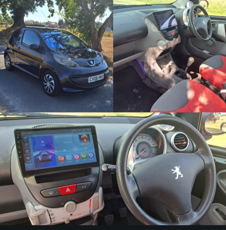 1 Litre Peugeot 107 Urban Move finished in Metallic Black