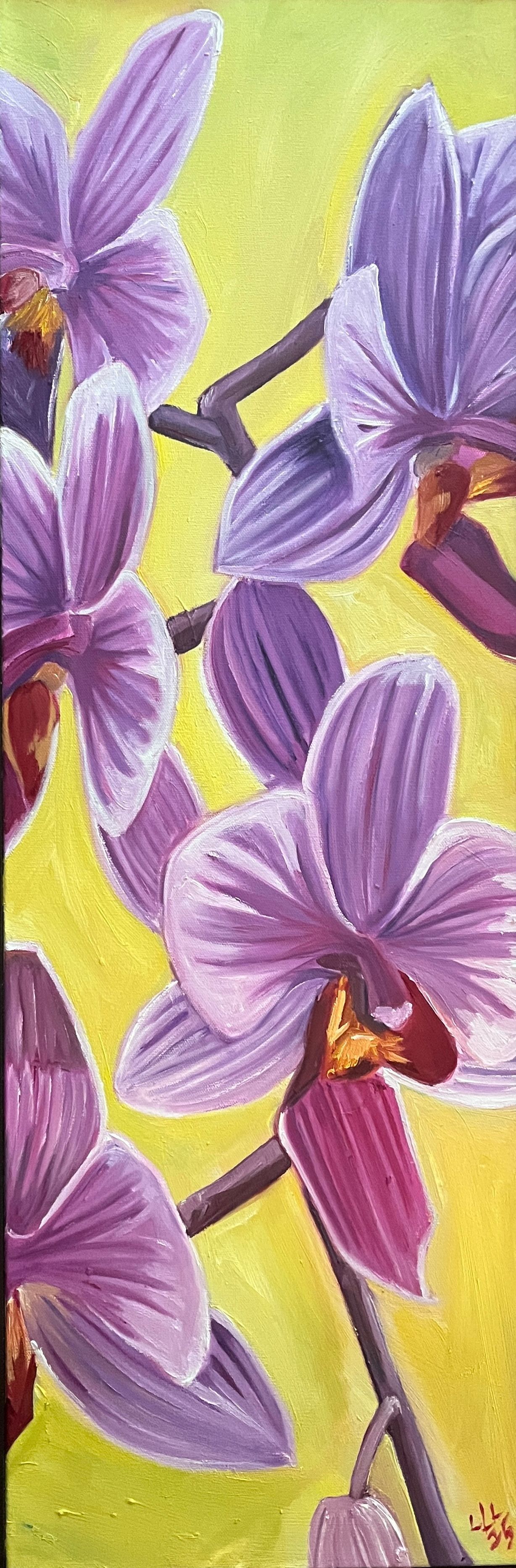 Untitled Vertical Orchid I
