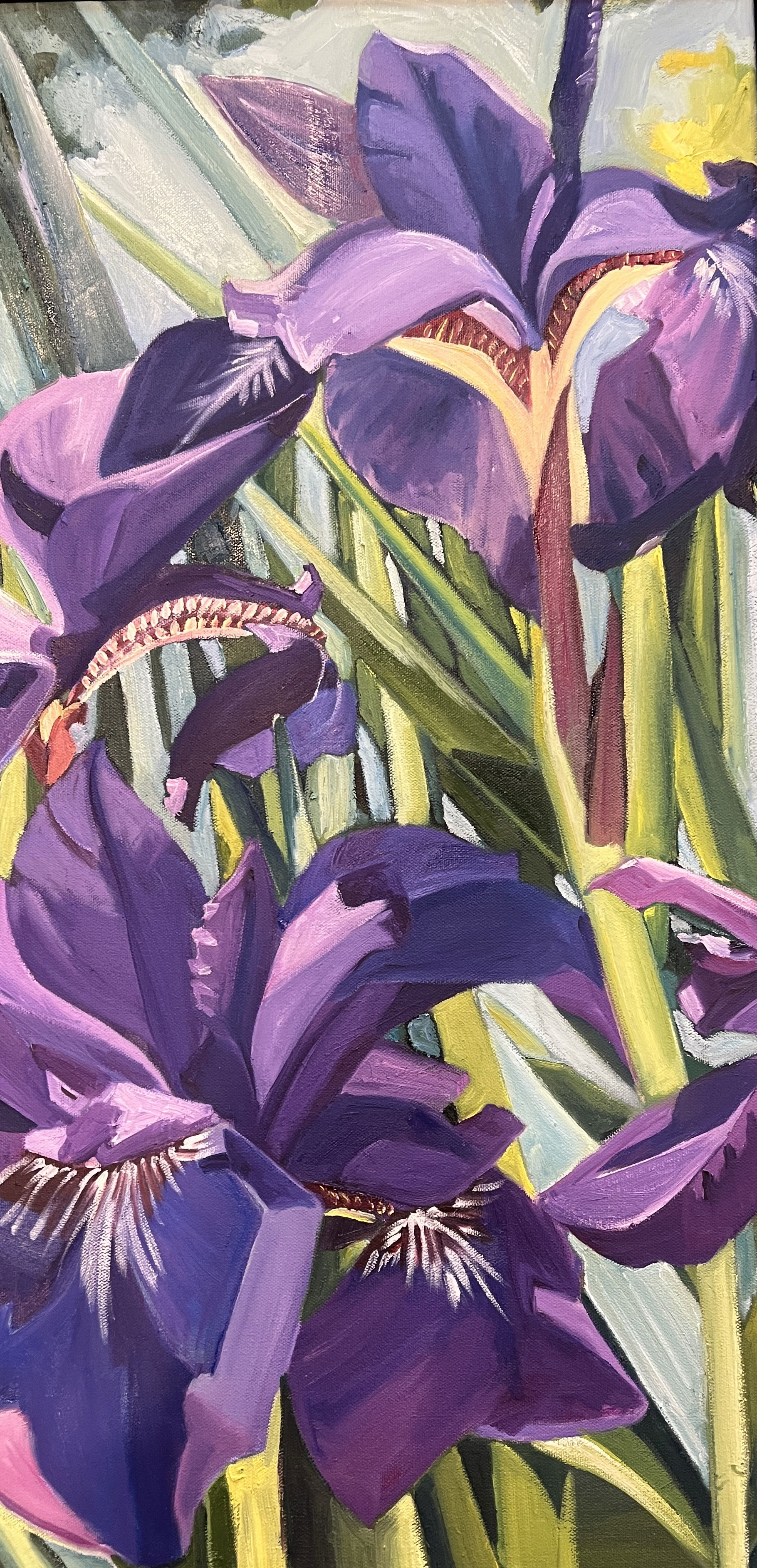 A Field of Irises Panel 1
