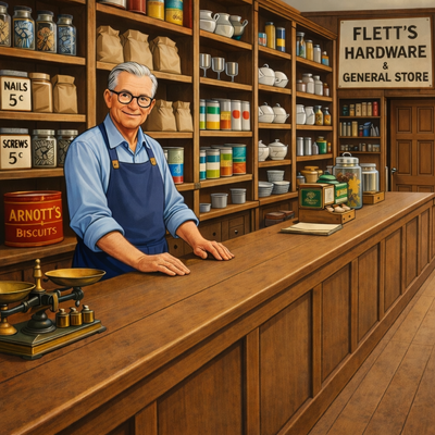 Remembering Main Street Bunyip’s History Flett Hardware and General store