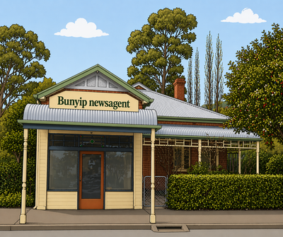Remembering Bunyip’s Main Street History Bunyip newsagent 🗞️
