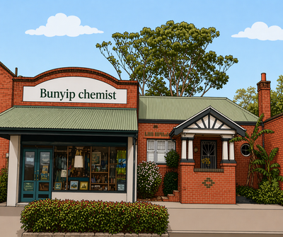 Remembering Bunyip’s Main Street Bunyip Chemist and home 24- 25 Main Street