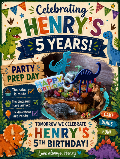 Happy 5th Birthday Henry