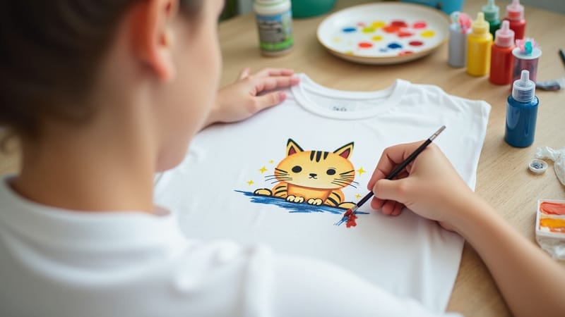 Atelier de 1 Iunie de pictat tricouri