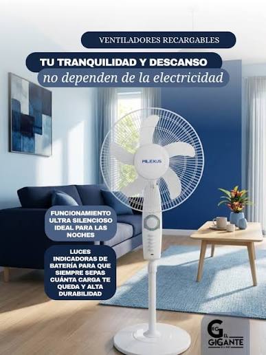 VENTILADOR RECARGABLE