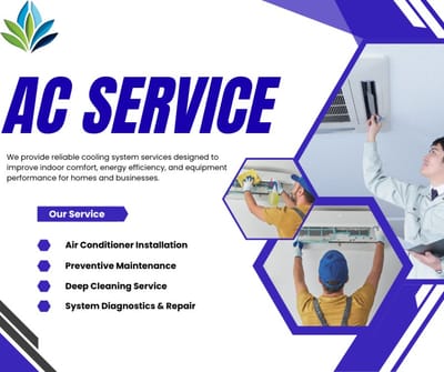 On-Site AC Repair & Maintenance Services (Split, Central, Floor Standing)