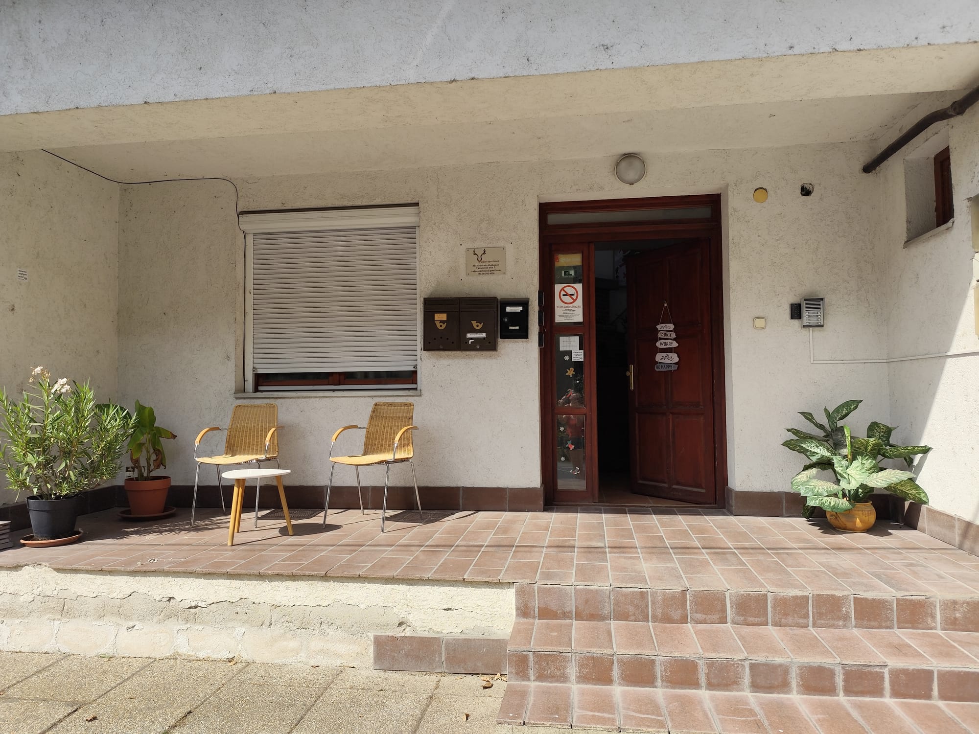 Vadas Apartman - egy kis terasz