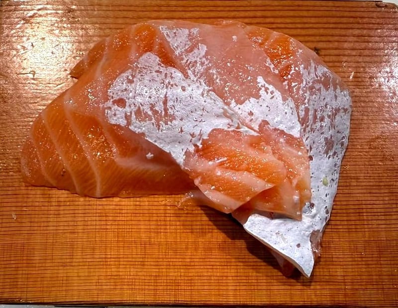 Salmon belly