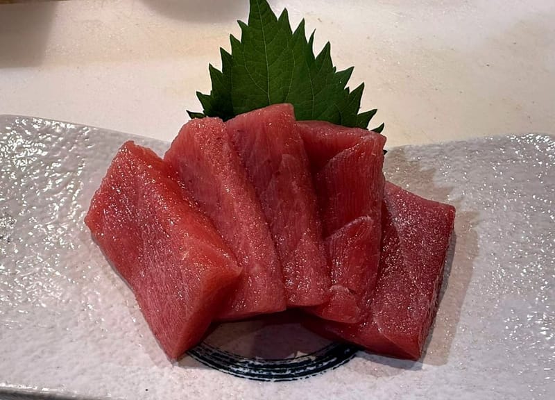 Chutoro sashimi