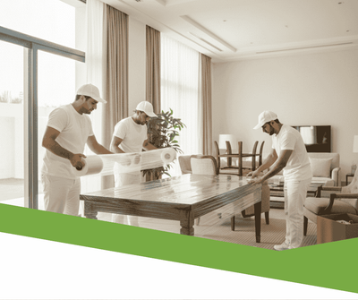 مواد التغليف المستخدمة في نقل الأثاث بالرياض: حماية من الصدمات والخدوش