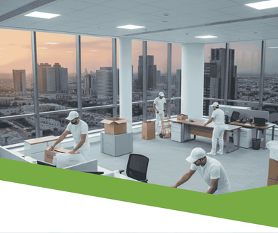 حلول لوجستية مخصصة لنقل المكاتب والشركات داخل مدينة الرياض