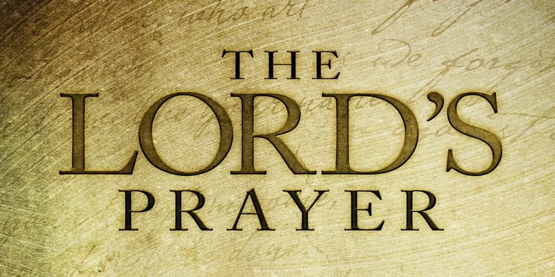 The Lord's Prayer in English and  Paleo Hebrew