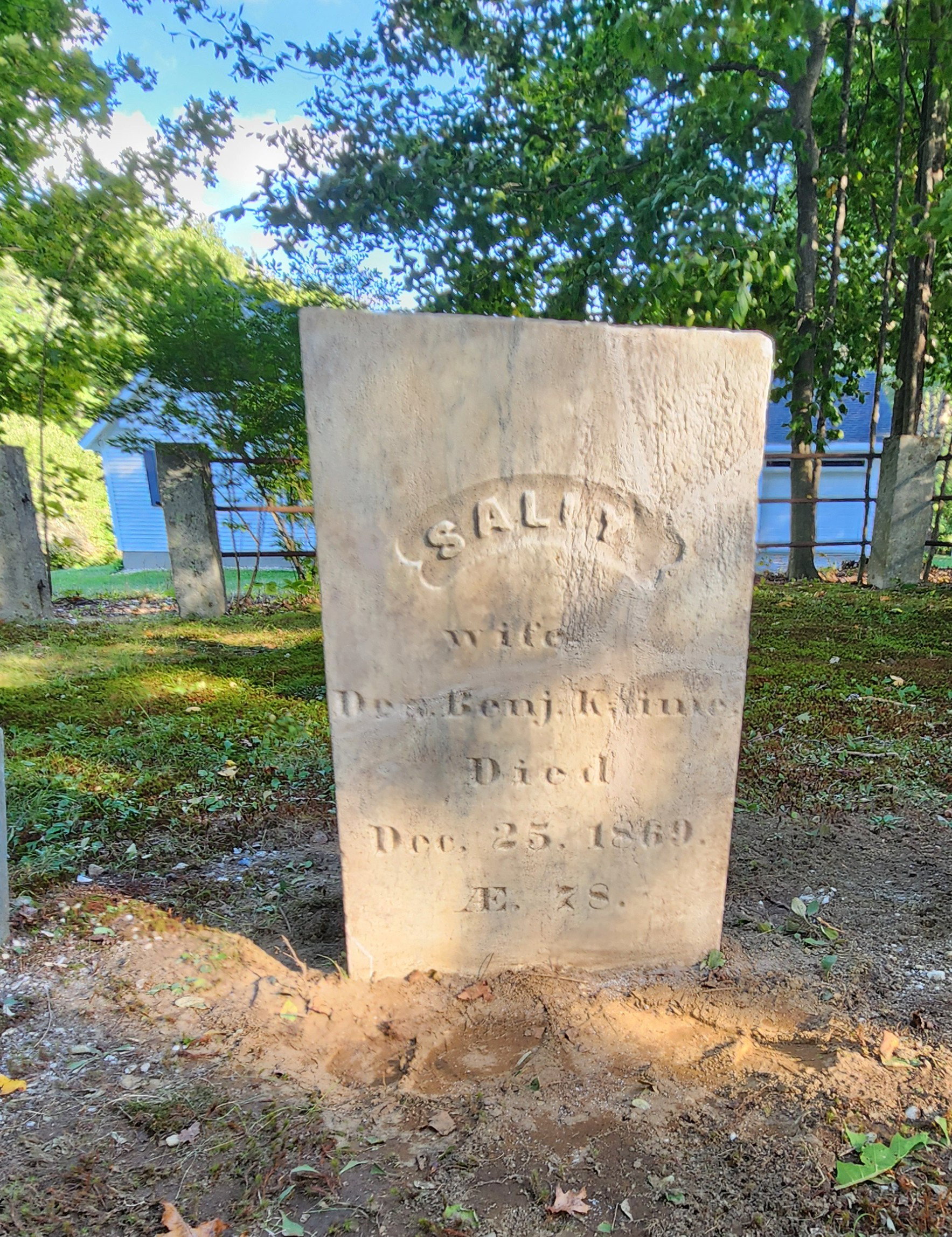 Sally Kaime gravestone after restoration 2026