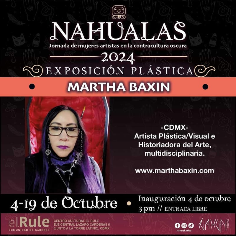 Jornada de mujeres artistas en la contracultura obscura